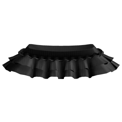 layered ruffle mini skirt black 3.0 blush