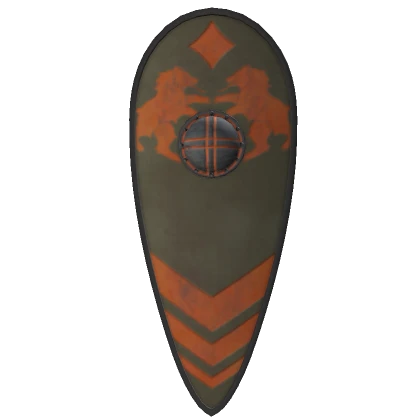 Green Medieval Shield