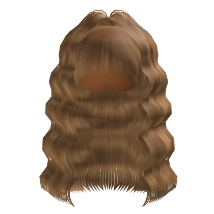 ⚜️• Crimped Half Up W/ Bangs (Blonde)