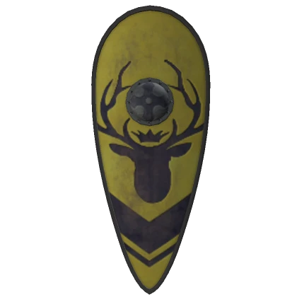 Yellow Medieval Shield