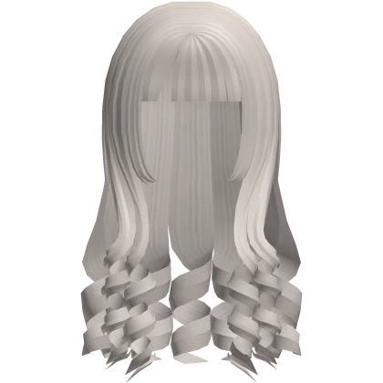 ♡꒰adorable curled hair in light ash꒱