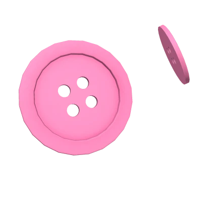Giant Pink Button Hairclips