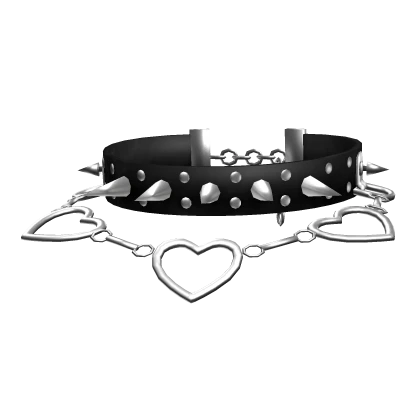 Black Spiked Emo Choker 3.0