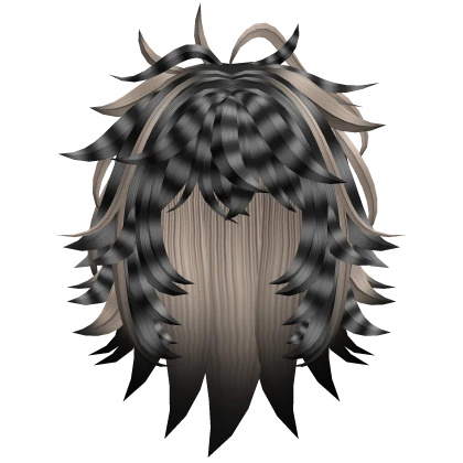 Messy Wolfcut Bedhead Racoon Scene Hair