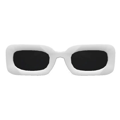 Trendy White Sunglasses