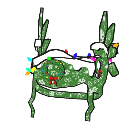 Snowy Christmas Winter Green Wreath Valkyrie