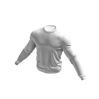 Long Sleeve Gym T-Shirt (White)