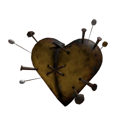 Rusty Pinned Heart