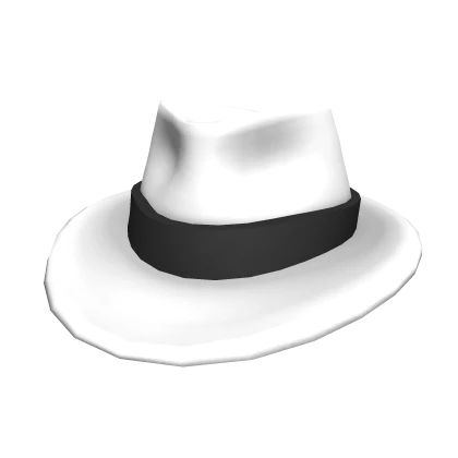 White Fancy Fedora
