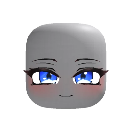 Cute Snaggle Tooth Face - Blue