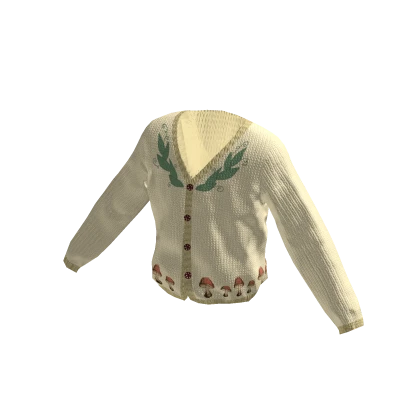 Mushroom Cream Cardigan