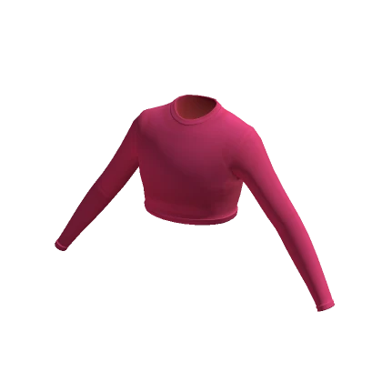 Blueberry 90s Summer Long Sleeve Top - Hot Pink