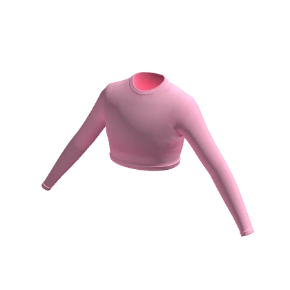 Blueberry 90s Summer Long Sleeve Top - Pastel Pink