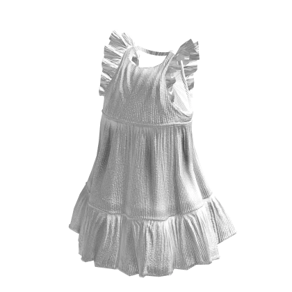 White Cute Mini Dress