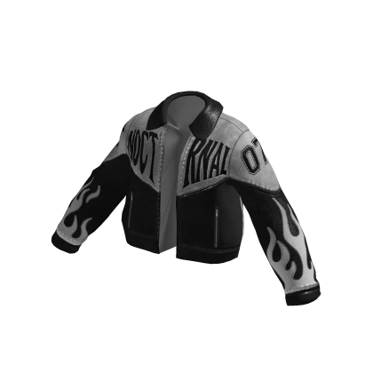 NoCTURNAL black and white Varsity Jacket