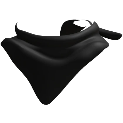 [3.0] Black Neck Scarf Bandana