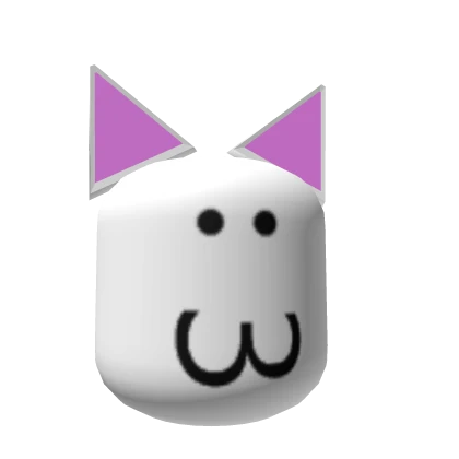 Classic Cat Head (White)