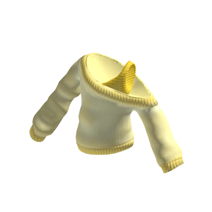 Yellow Oversized Off Shoulder Sweater w Yelow Tank