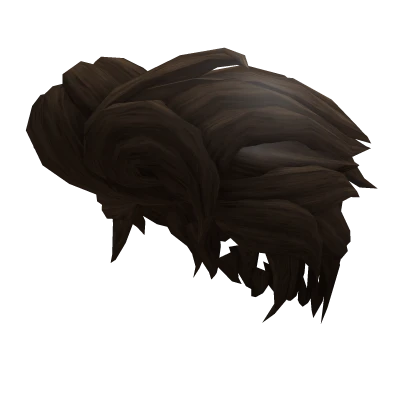 Mylo_Faust's Brown Slicked Back Messy Hair