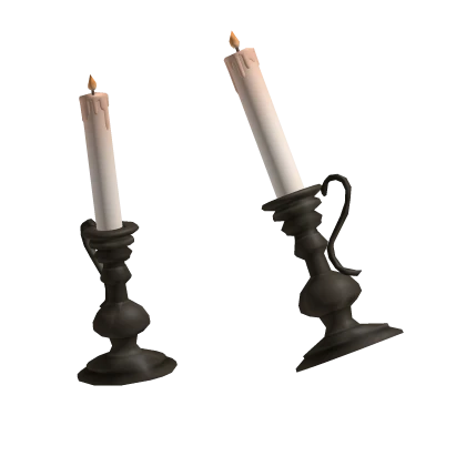 creepy floating rococo candles