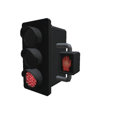 (REVERSED) Traffic Light with Pedestrian Light