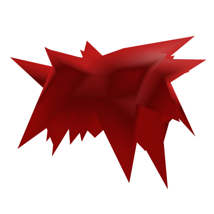 red epic messy spiky swag hair