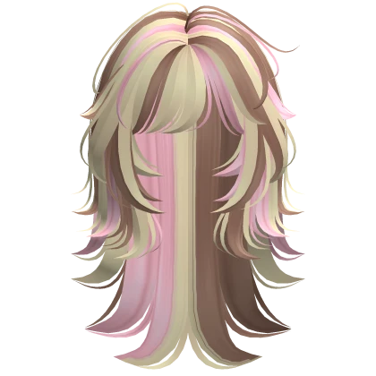 Messy Rockstar Wolfcut (Neapolitan)