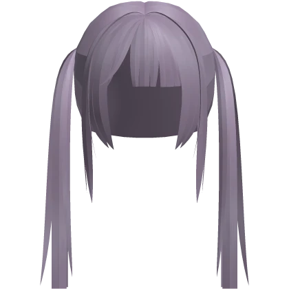 ♡ purple kawaii jirai kei long pigtails