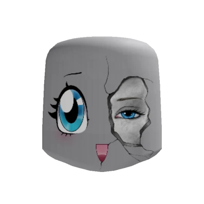 Anime Cracked Porcelain Doll Face