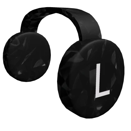 Black Sparkle Time Clockwork Headphones