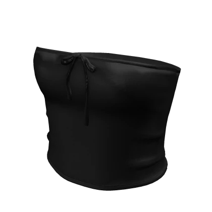 Y2K Sporty Tube Top (Black)