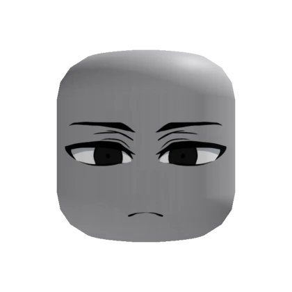 Intimidating Boy Face (Recolorable)