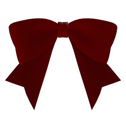 Dark Red Neck Bow