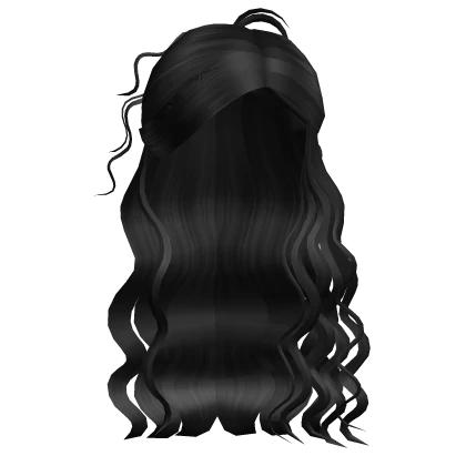 Baddie Wavy Updo (Black)