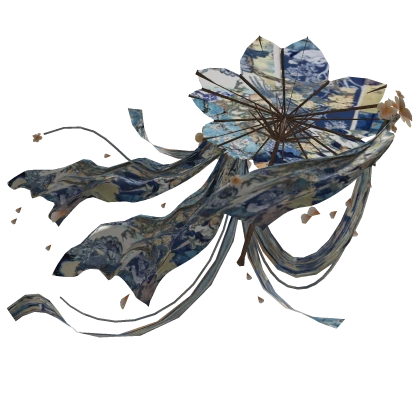 Ethereal Ocean Traditional Hanfu Parasol 