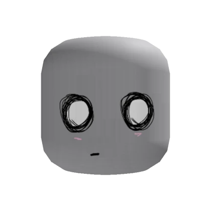 Emo Blushing Shy Scene Face [Recolorable]