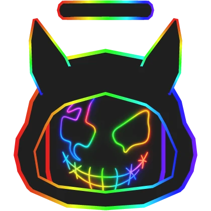 Rainbow Cartoony Hood
