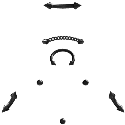 Silver Piercing Set
