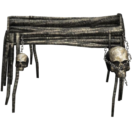 Dune Rope Waist Wraps With Skulls