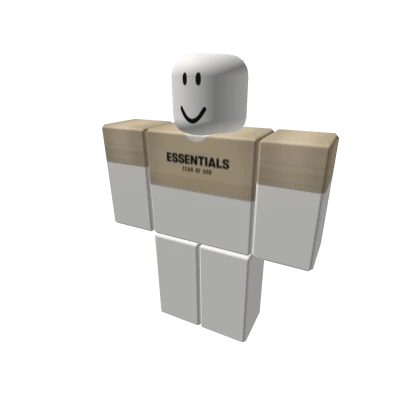 essentials beige tee