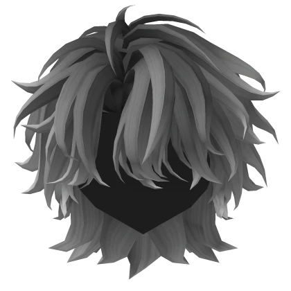 Beautiful Ash Grey Wolfcut