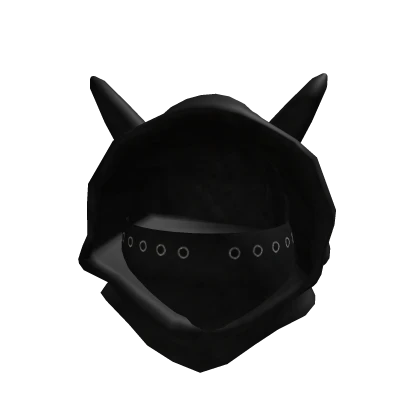Black Devil Hood Mask