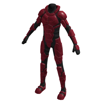 🦾 Armored Superhero Suit -> Red