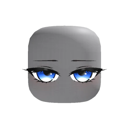 Animated Soft Stare Girl Eyes - Blue