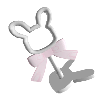 ♡ cute pink bunny doll key  (front)