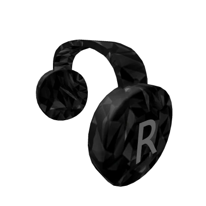 Black Sparkle Clockwork Headphones