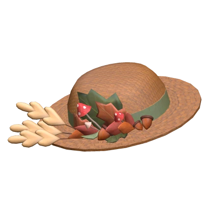 Autumn Leaf Mushroom Hat