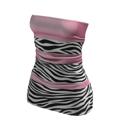 ☆ vintage zebra mini dress
