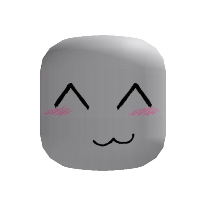 Cute Blush Kitty Face (Recolorable)