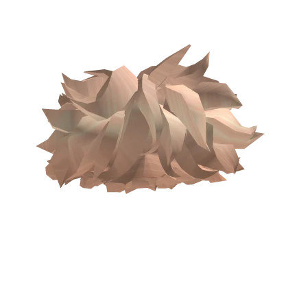 Blonde Messy Curly Hair